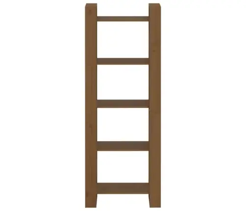 Grāmatu Plaukts, Medus Brūns, 60X35X160 Cm, Masīvkoks Vidaxl