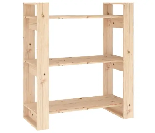 Raamatukapp/Ruumijagaja 80 X 35 X 91 cm Täispuidust, Mänd