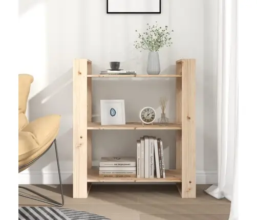 Raamatukapp/Ruumijagaja 80 X 35 X 91 cm Täispuidust, Mänd