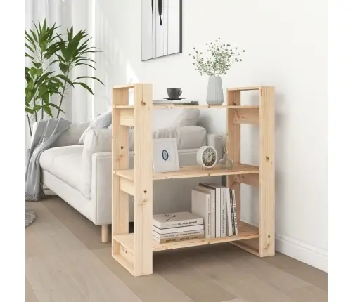 Raamatukapp/Ruumijagaja 80 X 35 X 91 cm Täispuidust, Mänd