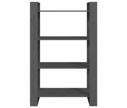 Spintelė Knygoms/Kambario Pertvara, Pilka, 80X35X125cm Pušis Spintelė Knygoms/Kambario Pertvara, Pilka, 80X35X125cm Pušis