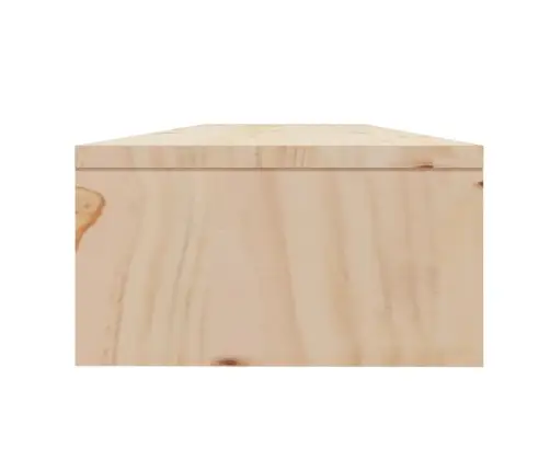 Monitoriaus Stovas, 100X24X13cm Pušies Medienos Masyvas Monitoriaus Stovas, 100X24X13cm Pušies Medienos Masyvas