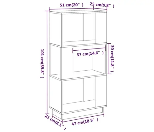 Grāmatu Plaukts, 51X25X101 Cm, Priedes Masīvkoks Vidaxl Grāmatu Plaukts, 51X25X101 Cm, Priedes Masīvkoks Vidaxl