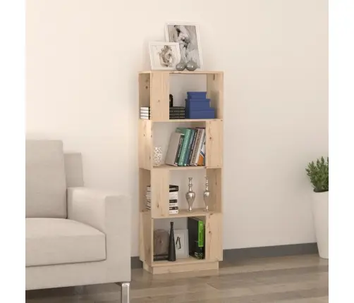 Grāmatu Plaukts, 51X25X132 Cm, Priedes Masīvkoks Vidaxl