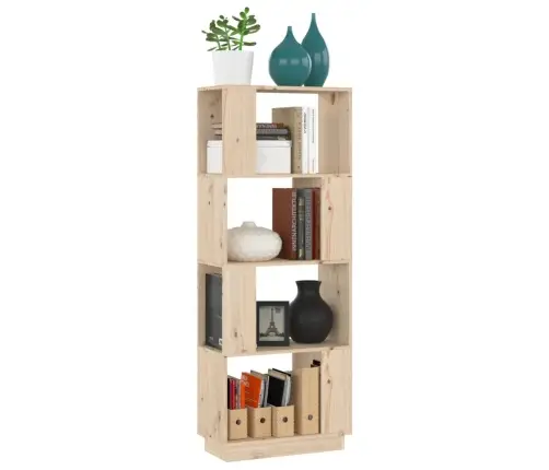 Grāmatu Plaukts, 51X25X132 Cm, Priedes Masīvkoks Vidaxl