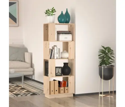 Grāmatu Plaukts, 51X25X132 Cm, Priedes Masīvkoks Vidaxl