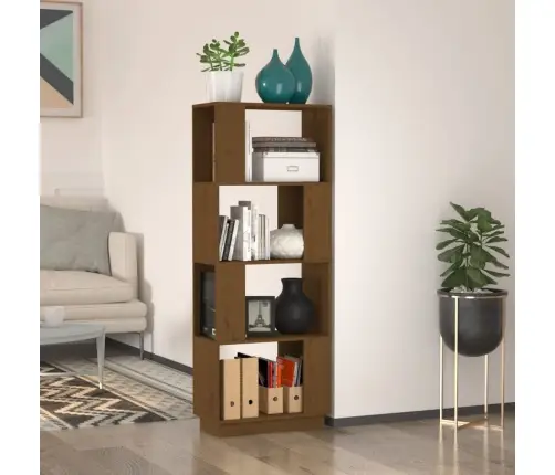 Spintelė Knygoms/Kambario Pertvara, Ruda, 51X25X132cm Pušis