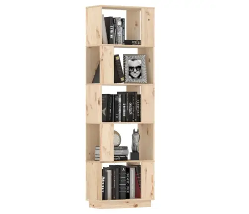 Grāmatu Plaukts, 51X25X163,5 Cm, Priedes Masīvkoks Vidaxl