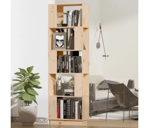 Grāmatu Plaukts, 51X25X163,5 Cm, Priedes Masīvkoks Vidaxl