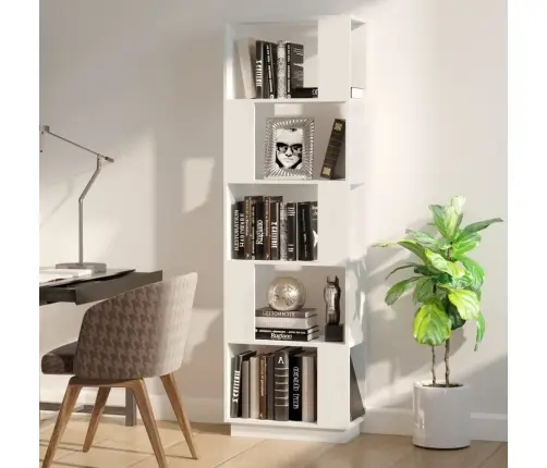 Grāmatu Plaukts, Balts, 51X25X163,5 Cm, Priedes Masīvkoks Vidaxl