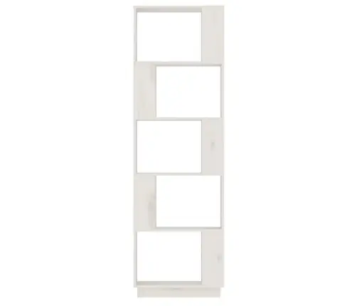 Grāmatu Plaukts, Balts, 51X25X163,5 Cm, Priedes Masīvkoks Vidaxl