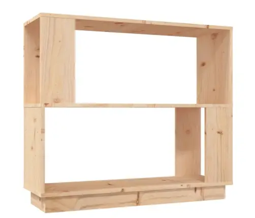 Grāmatu Plaukts, 80X25X70 Cm, Priedes Masīvkoks Vidaxl