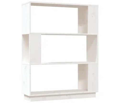 Spintelė Knygoms/Kambario Pertvara, Balta, 80X25X101cm Pušis Spintelė Knygoms/Kambario Pertvara, Balta, 80X25X101cm Pušis