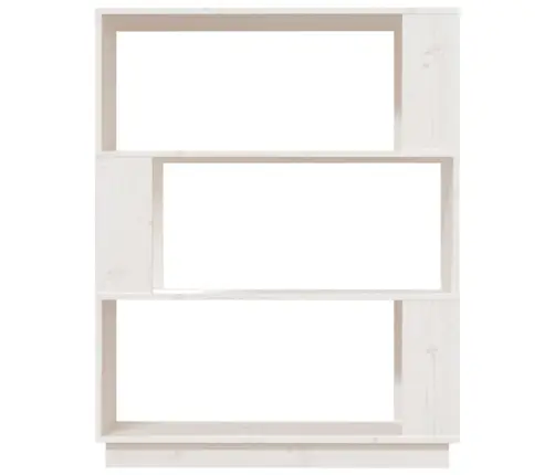 Spintelė Knygoms/Kambario Pertvara, Balta, 80X25X101cm Pušis Spintelė Knygoms/Kambario Pertvara, Balta, 80X25X101cm Pušis