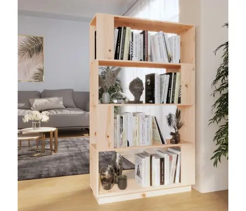 Spintelė Knygoms/Kambario Pertvara, 80X25X132cm Pušis