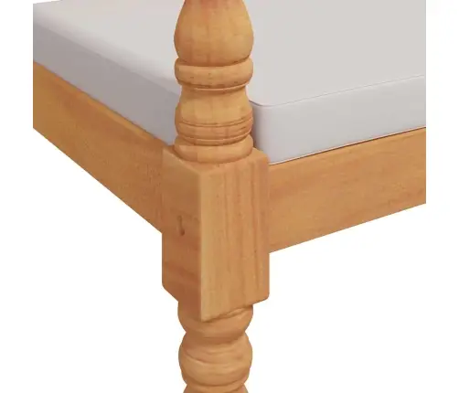 Batavia Suoliukas Su Pagalvėle, 150cm Tikmedžio Masyvas