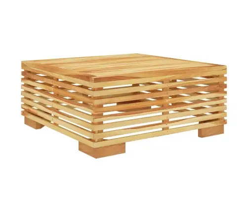 Dārza Kāju Balsts Ar Krēmkrāsas Spilveniem, Masīvs Tīkkoks Vidaxl