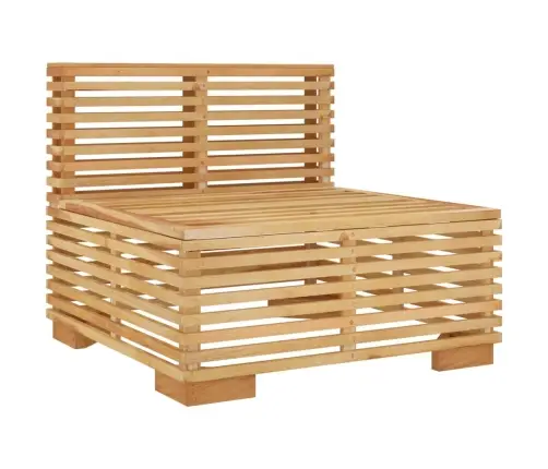 Vidurinė Sodo Sofos Dalis Su Pilkomis Pagalvėlėmis, Tikmedis