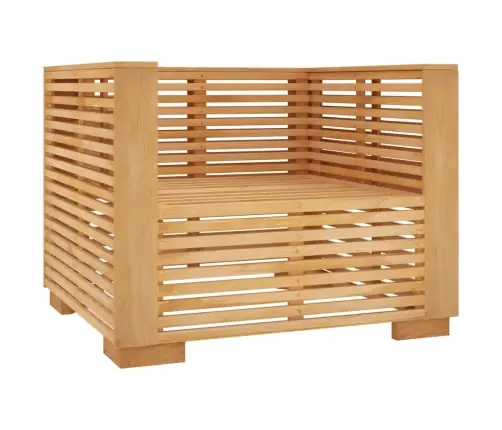 Dārza Atpūtas Krēsls Ar Pelēkiem Spilveniem, Masīvs Tīkkoks Vidaxl