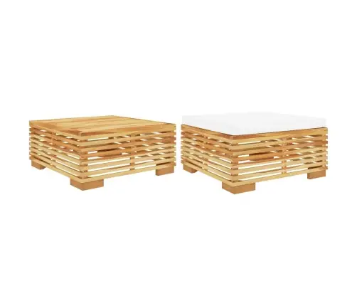 2-Osaline Aiamööbli Komplekt, Tiikpuu