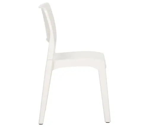 Dārza Krēsli, 2 Gab., Balti, Polipropilēns Vidaxl