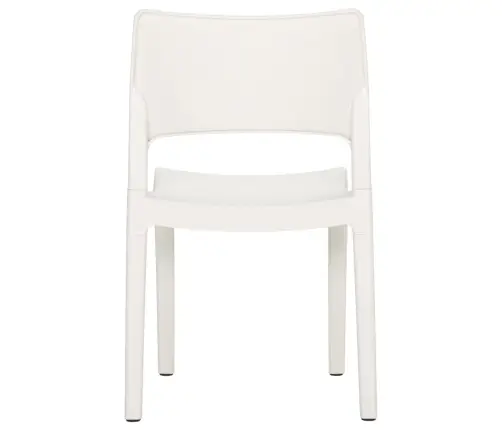 Dārza Krēsli, 2 Gab., Balti, Polipropilēns Vidaxl