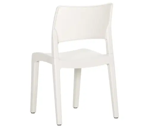 Dārza Krēsli, 2 Gab., Balti, Polipropilēns Vidaxl