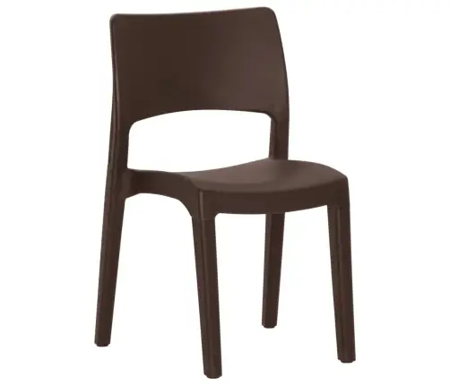 Dārza Krēsli, 2 Gab., Brūni, Polipropilēns Vidaxl