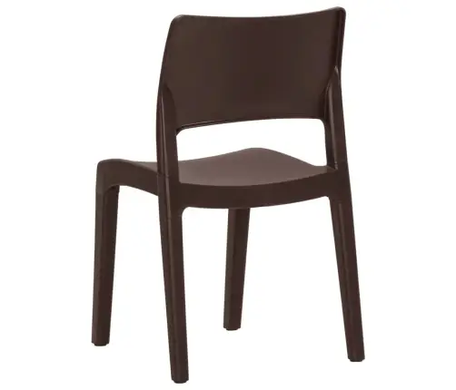 Dārza Krēsli, 2 Gab., Brūni, Polipropilēns Vidaxl