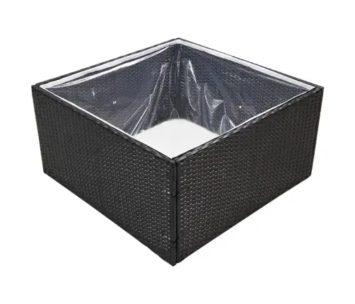 Taimekast, Must, 80 X 80 X 40 cm Polürotang