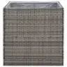 Dārza Puķu Kaste, 80X80X80 Cm, Pelēka Polietilēna Rotangpalma Vidaxl Dārza Puķu Kaste, 80X80X80 Cm, Pelēka Polietilēna Rotangpalma Vidaxl