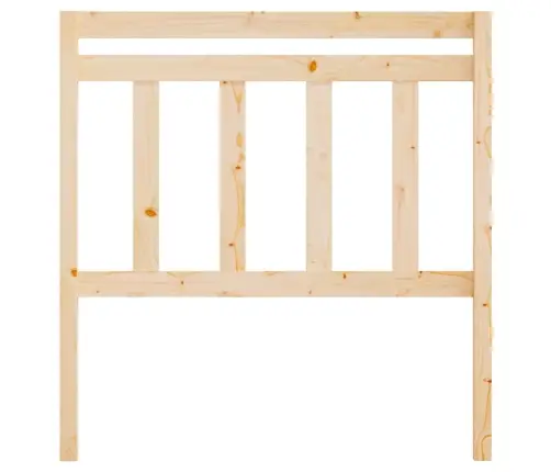 Gultas Galvgalis, 81X4X100 Cm, Priedes Masīvkoks Vidaxl