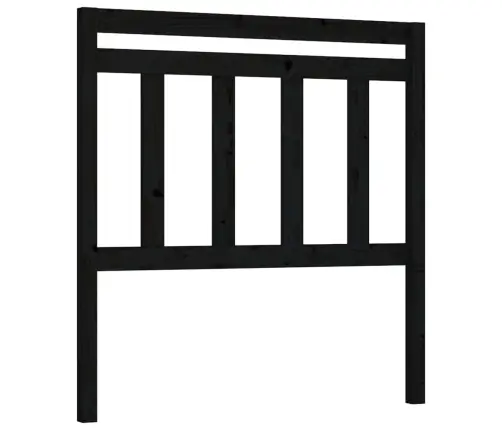 Voodipeats, Must, 81 X 4 X 100 cm Männipuit