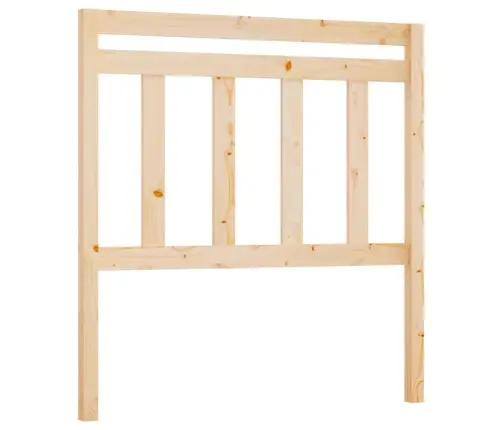 Lovos Galvūgalis, 106X4X100cm Pušies Medienos Masyvas