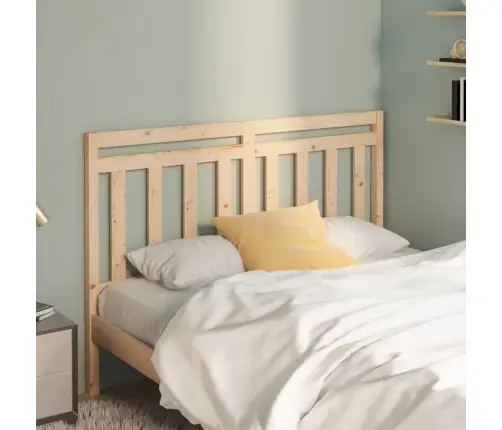 Lovos Galvūgalis, 126X4X100cm Pušies Medienos Masyvas