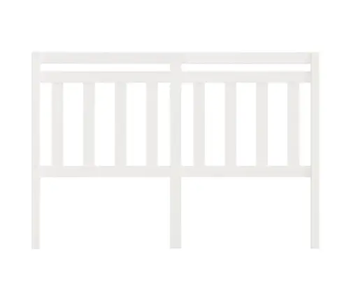 Gultas Galvgalis, Balts, 156X4X100 Cm, Priedes Masīvkoks Vidaxl
