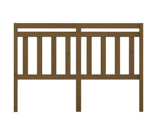 Gultas Galvgalis, Medus Brūns, 156X4X100 Cm, Priedes Masīvkoks Vidaxl