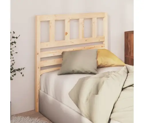 Lovos Galvūgalis, 81X4X100cm Pušies Medienos Masyvas