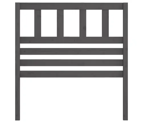 Gultas Galvgalis, Pelēks, 81X4X100 Cm, Priedes Masīvkoks Vidaxl Gultas Galvgalis, Pelēks, 81X4X100 Cm, Priedes Masīvkoks Vidaxl