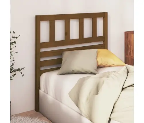 Gultas Galvgalis, Medus Brūns, 81X4X100 Cm, Priedes Masīvkoks Vidaxl Gultas Galvgalis, Medus Brūns, 81X4X100 Cm, Priedes Masīvkoks Vidaxl