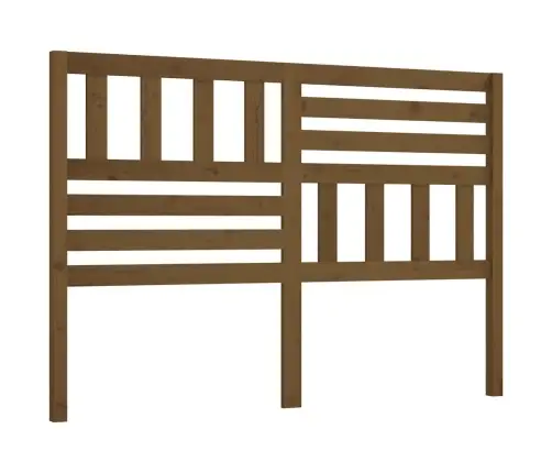 Gultas Galvgalis, Medus Brūns, 141X4X100 Cm, Priedes Masīvkoks Vidaxl