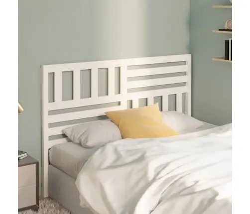 Gultas Galvgalis, Balts, 146X4X100 Cm, Priedes Masīvkoks Vidaxl