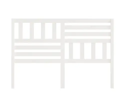 Gultas Galvgalis, Balts, 146X4X100 Cm, Priedes Masīvkoks Vidaxl