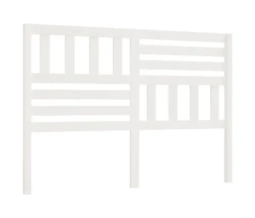 Gultas Galvgalis, Balts, 156X4X100 Cm, Priedes Masīvkoks Vidaxl