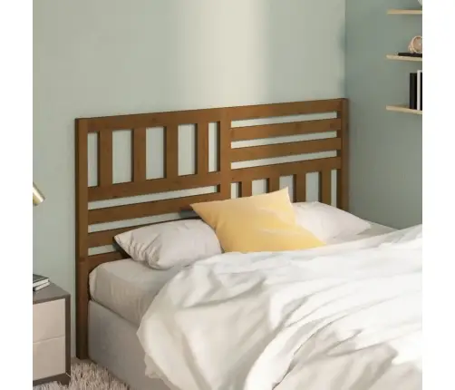 Gultas Galvgalis, Medus Brūns, 156X4X100 Cm, Priedes Masīvkoks Vidaxl