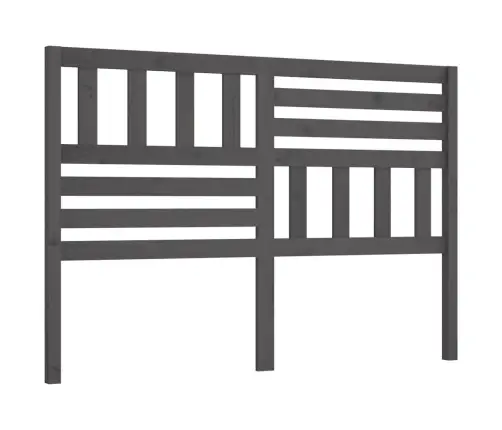 Gultas Galvgalis, Pelēks, 166X4X100 Cm, Priedes Masīvkoks Vidaxl Gultas Galvgalis, Pelēks, 166X4X100 Cm, Priedes Masīvkoks Vidaxl