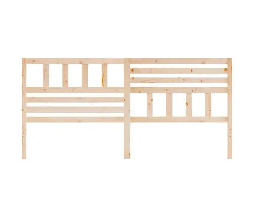 Gultas Galvgalis, 186X4X100 Cm, Priedes Masīvkoks Vidaxl