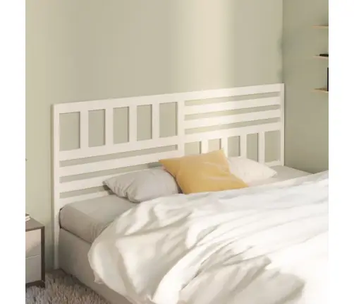 Gultas Galvgalis, Balts, 206X4X100 Cm, Priedes Masīvkoks Vidaxl