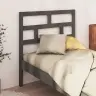Gultas Galvgalis, Pelēks, 96X4X100 Cm, Priedes Masīvkoks Vidaxl