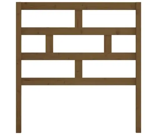 Voodipeats, Meepruun 96X4X100 Cm Männipuit